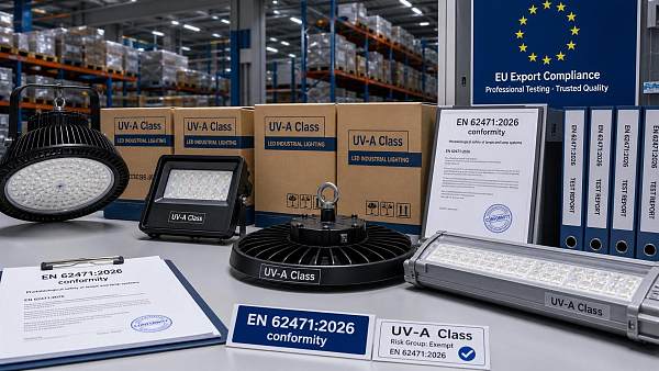 EU Requires UV-A Labels for LED Industrial Lighting