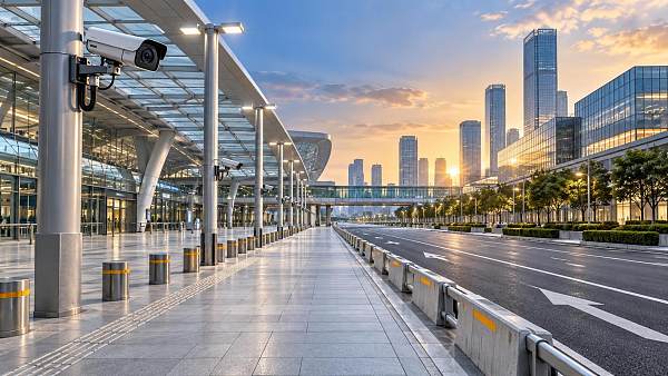 What makes an urban security plan effective in high-footfall areas?
