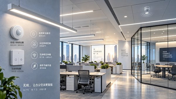 When does wireless control make sense for commercial smart lighting?