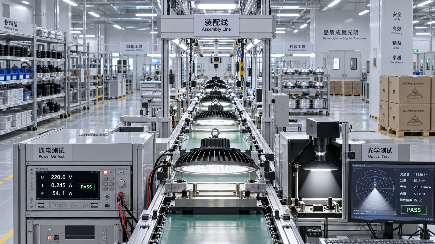 What Drives Industrial Lighting Manufacturing Plant Cost From Tooling to Testing?