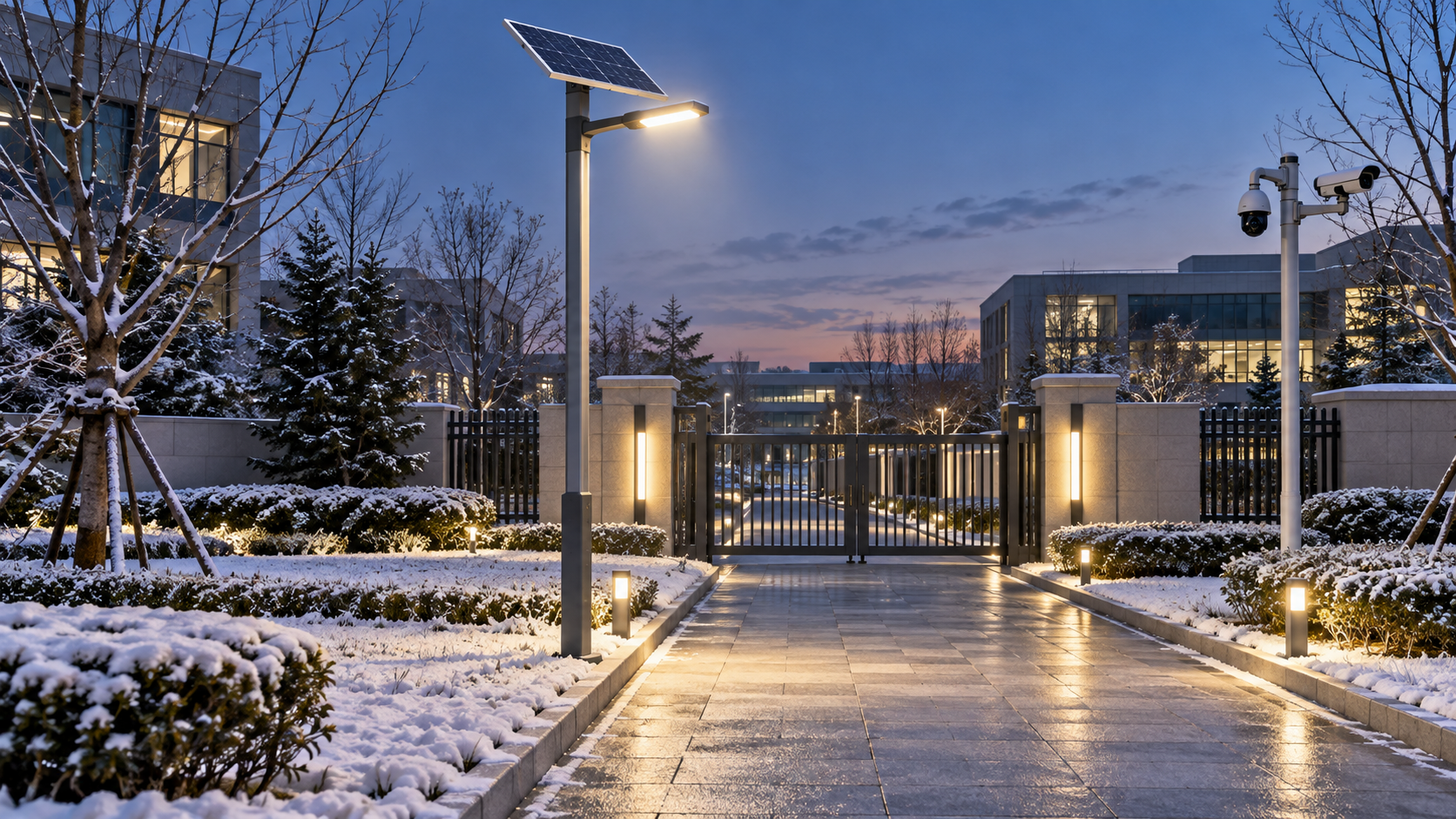 Can Outdoor Solar Lighting Meet Safety Requirements in Winter?