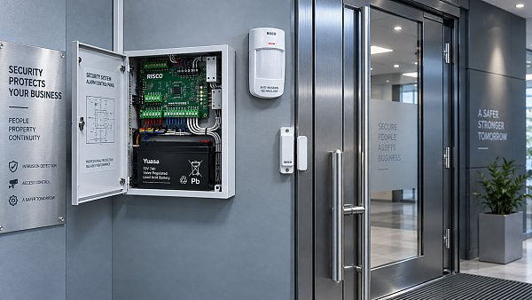 How do security standards in Europe define alarm system grades?