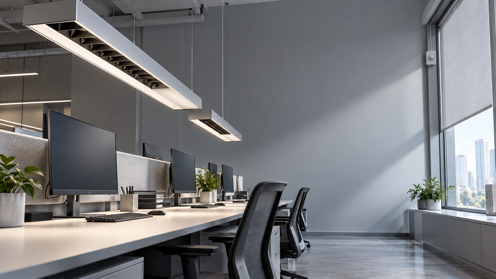 How optical technology for smart lighting reduces glare in offices