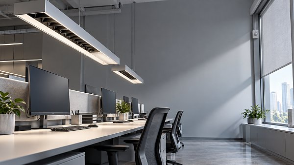 How optical technology for smart lighting reduces glare in offices