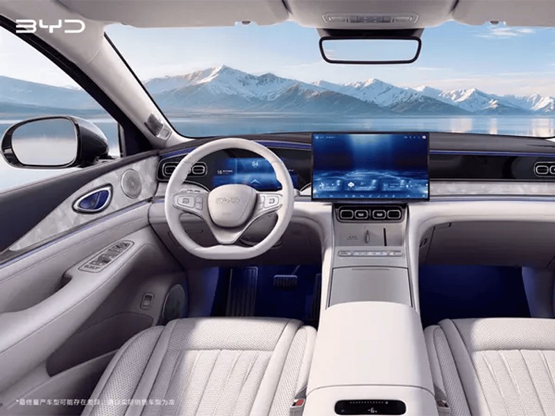 1 BYD Sealion 08 Interior Revealed Six-seat Flagship SUV Gets Premium Cabin