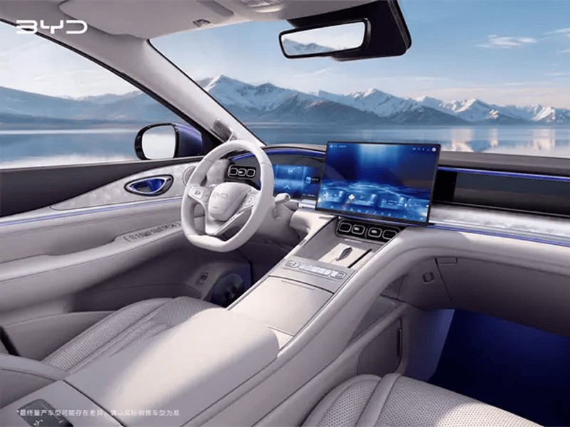 2 BYD Sealion 08 Interior Revealed Six-seat Flagship SUV Gets Premium Cabin