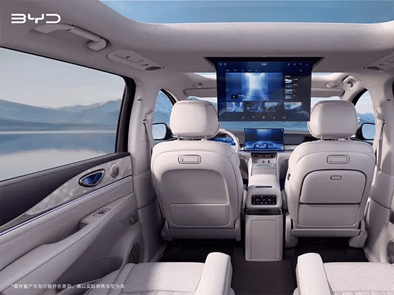 3 BYD Sealion 08 Interior Revealed Six-seat Flagship SUV Gets Premium Cabin