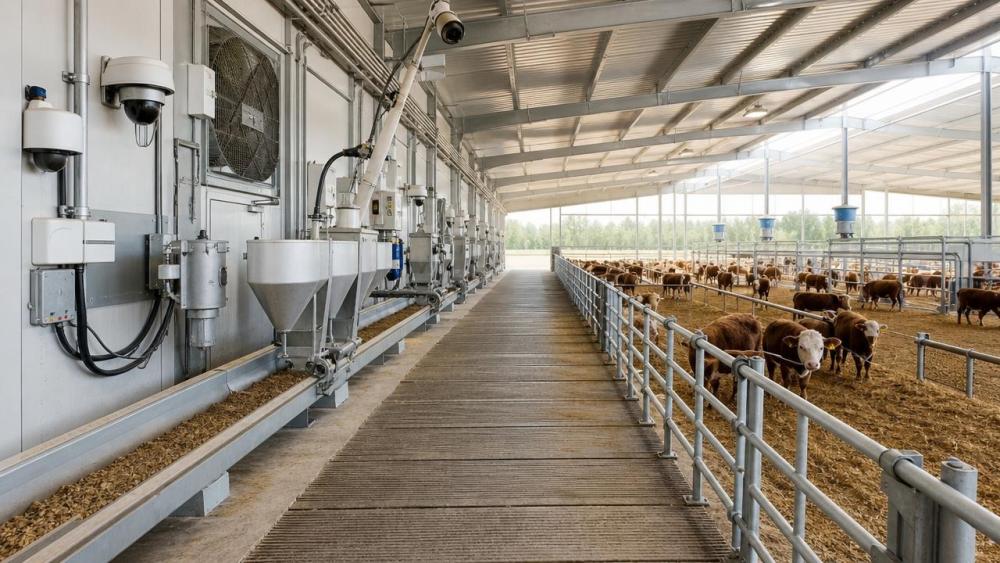 What makes industrial automation safer in barns?