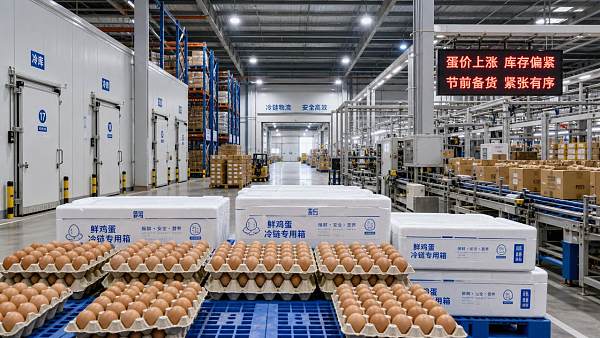 China Egg Prices Jump 7.3% as Shandong Stocks Hit Three-Year Low