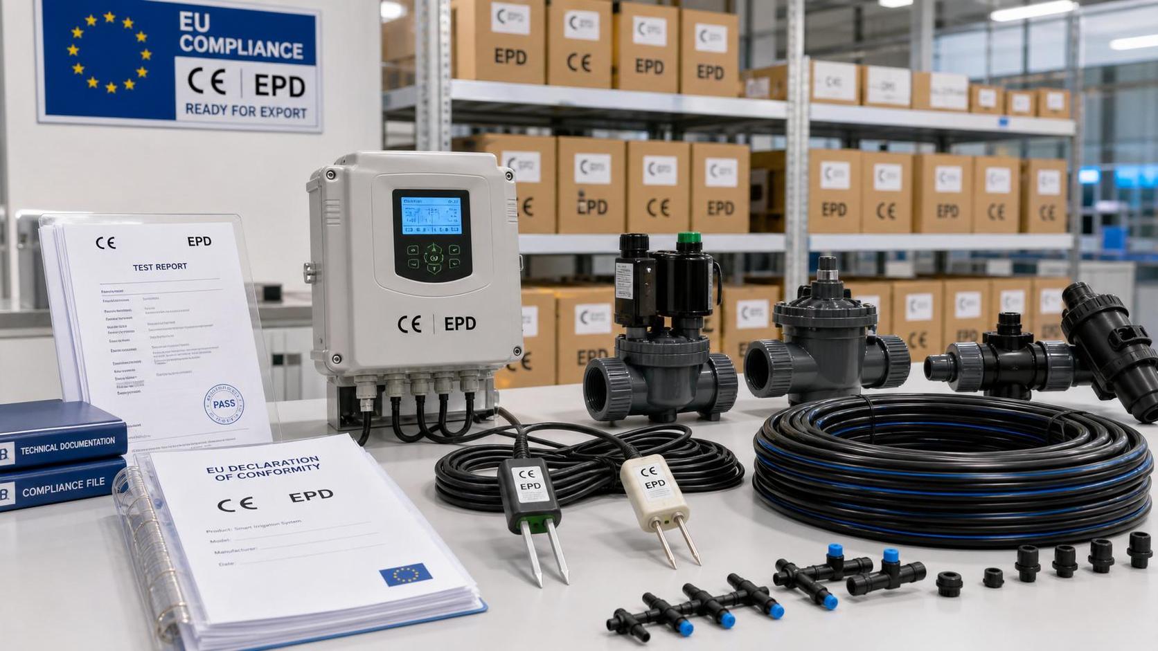 EU Rule Requires CE and EPD Labels for Smart Irrigation