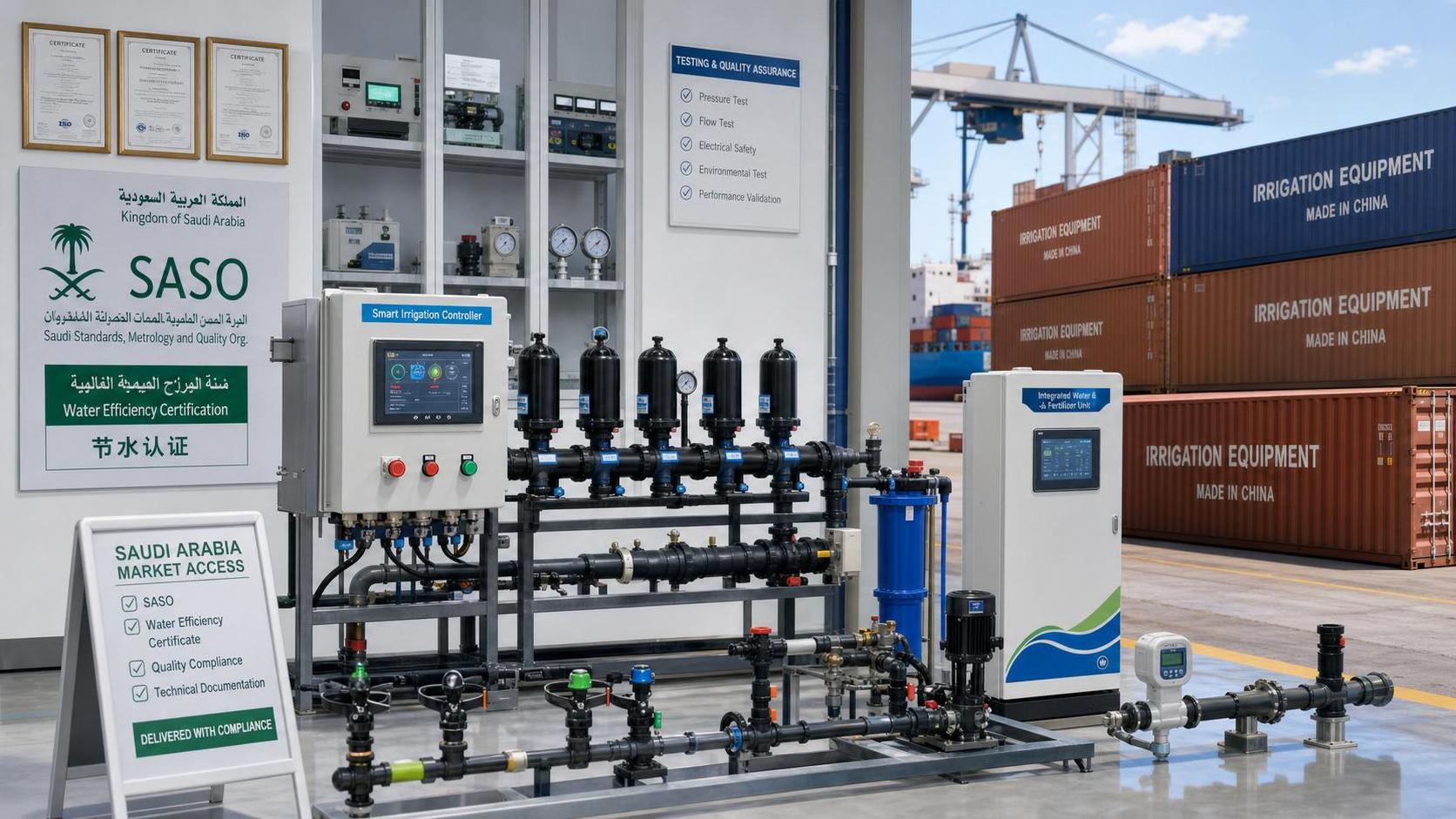 Saudi SASO Rule Adds AI Water-Saving Certification for Smart Irrigation