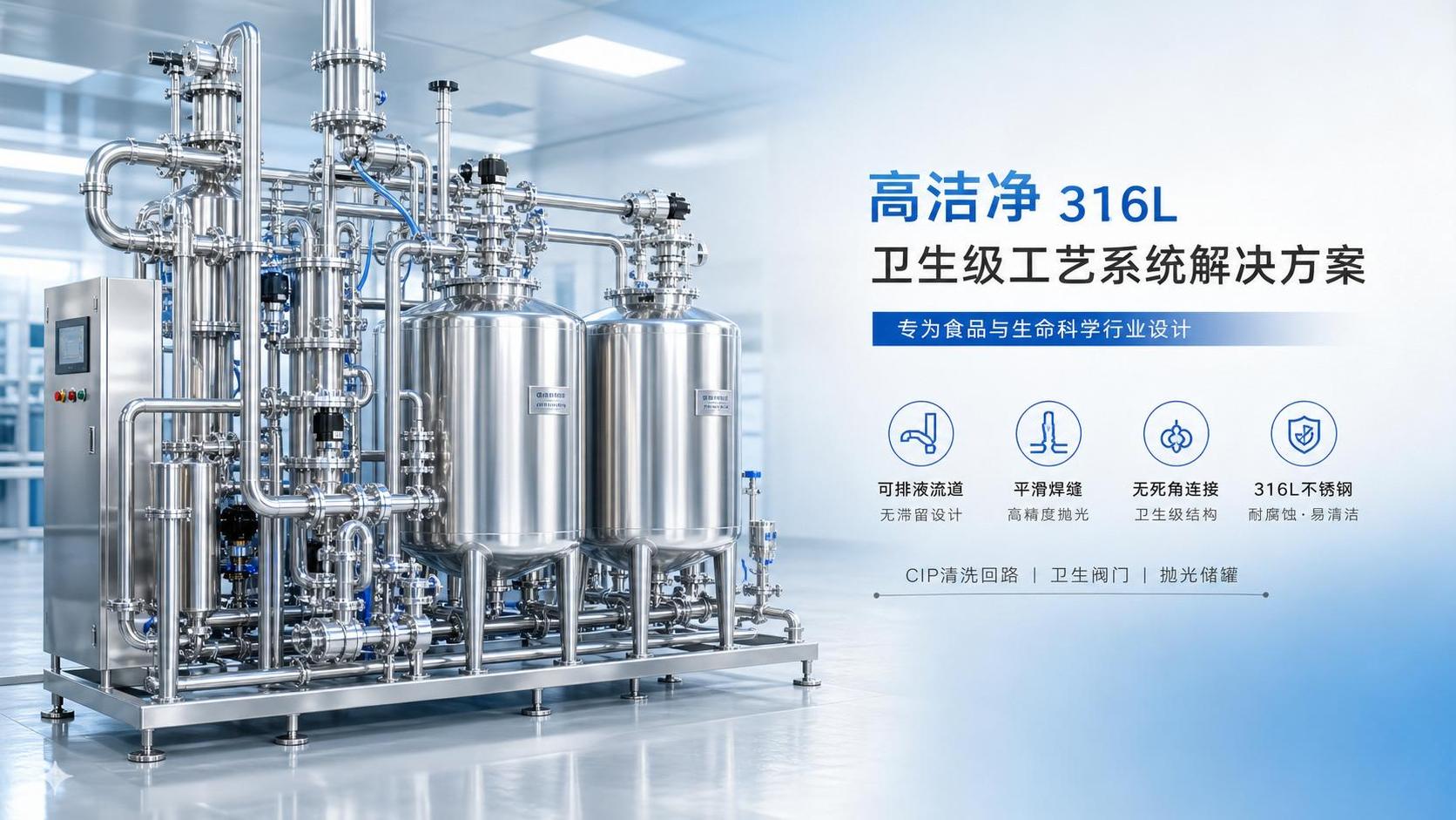 Sanitary Process Technology: Key Design Points for Reliable Hygiene