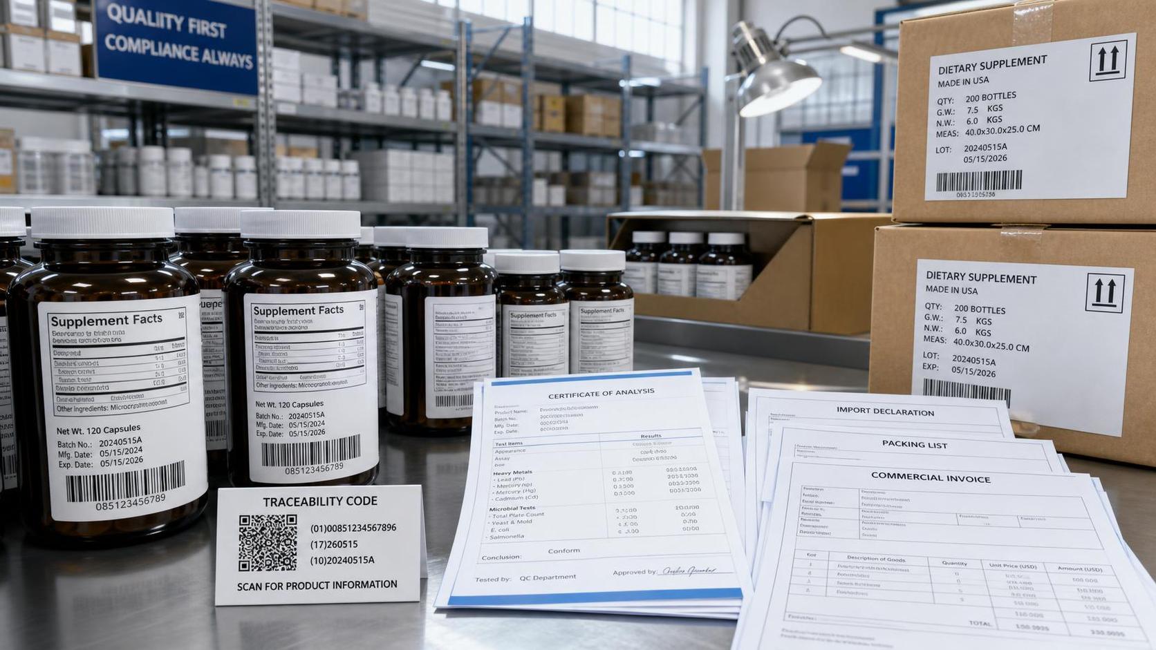 FDA Tightens Import Rules for Dietary Supplements