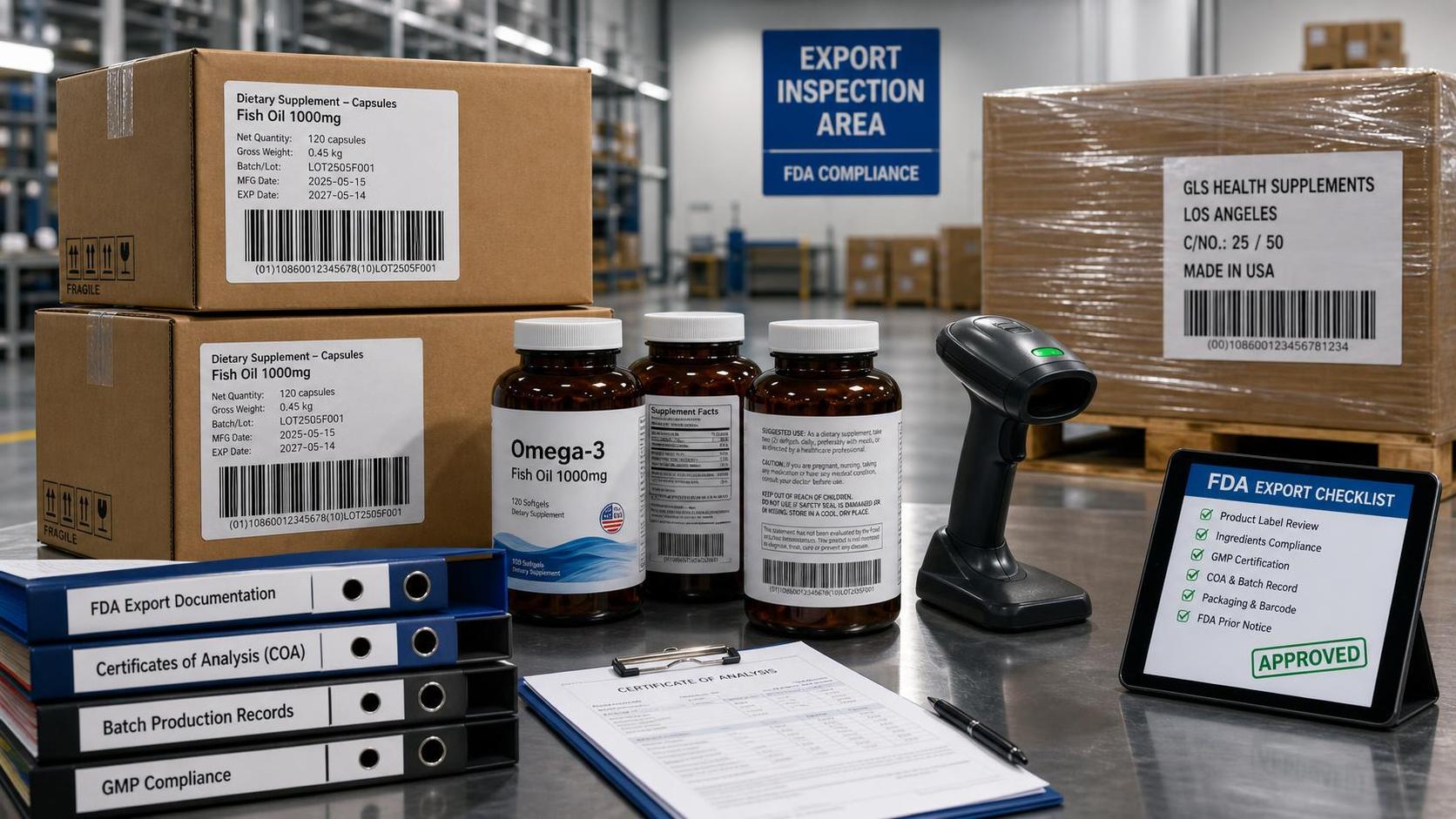 FDA Tightens Supplement Export Checks From Aug 15