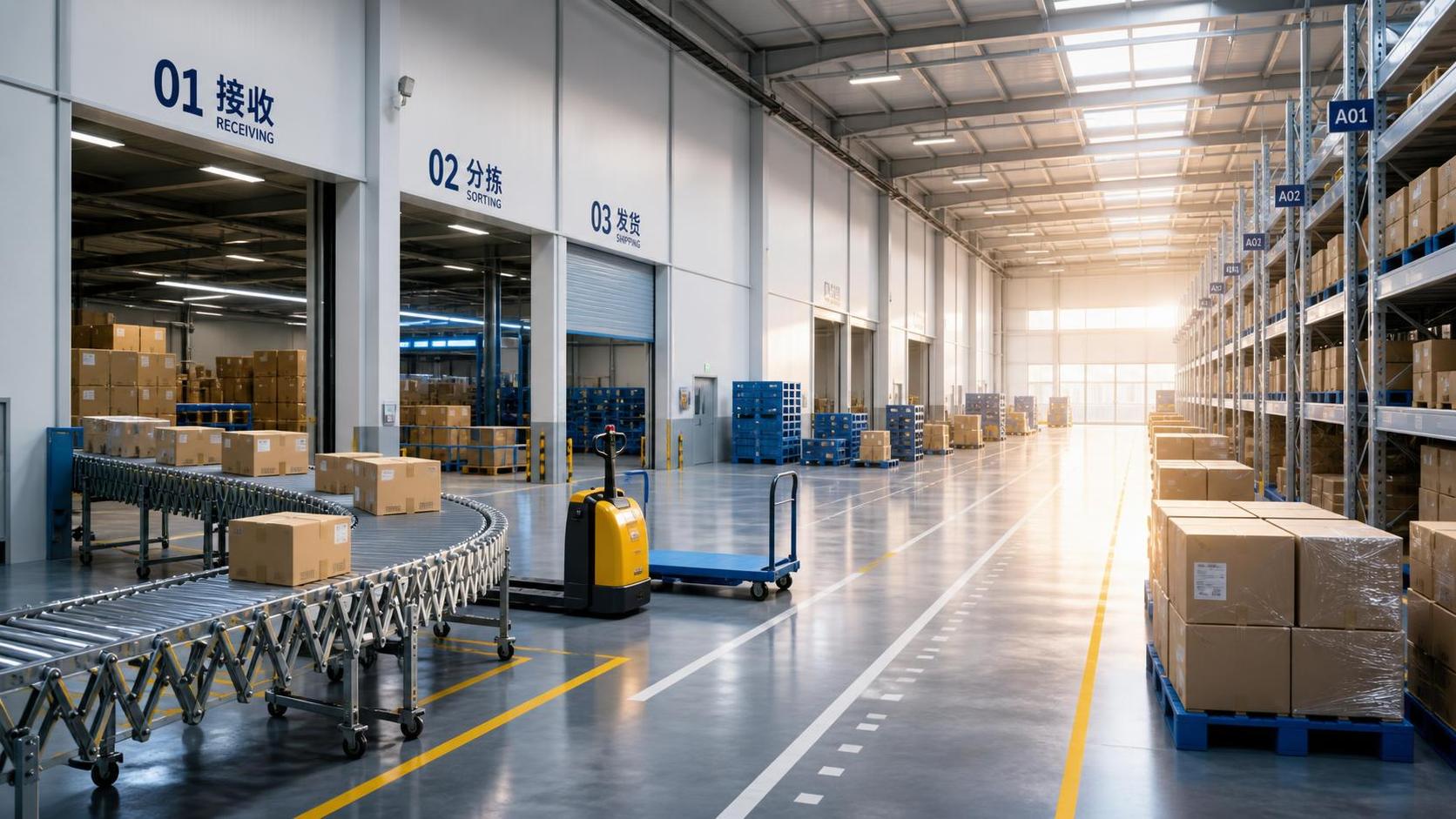 When portable material handling equipment improves warehouse flow