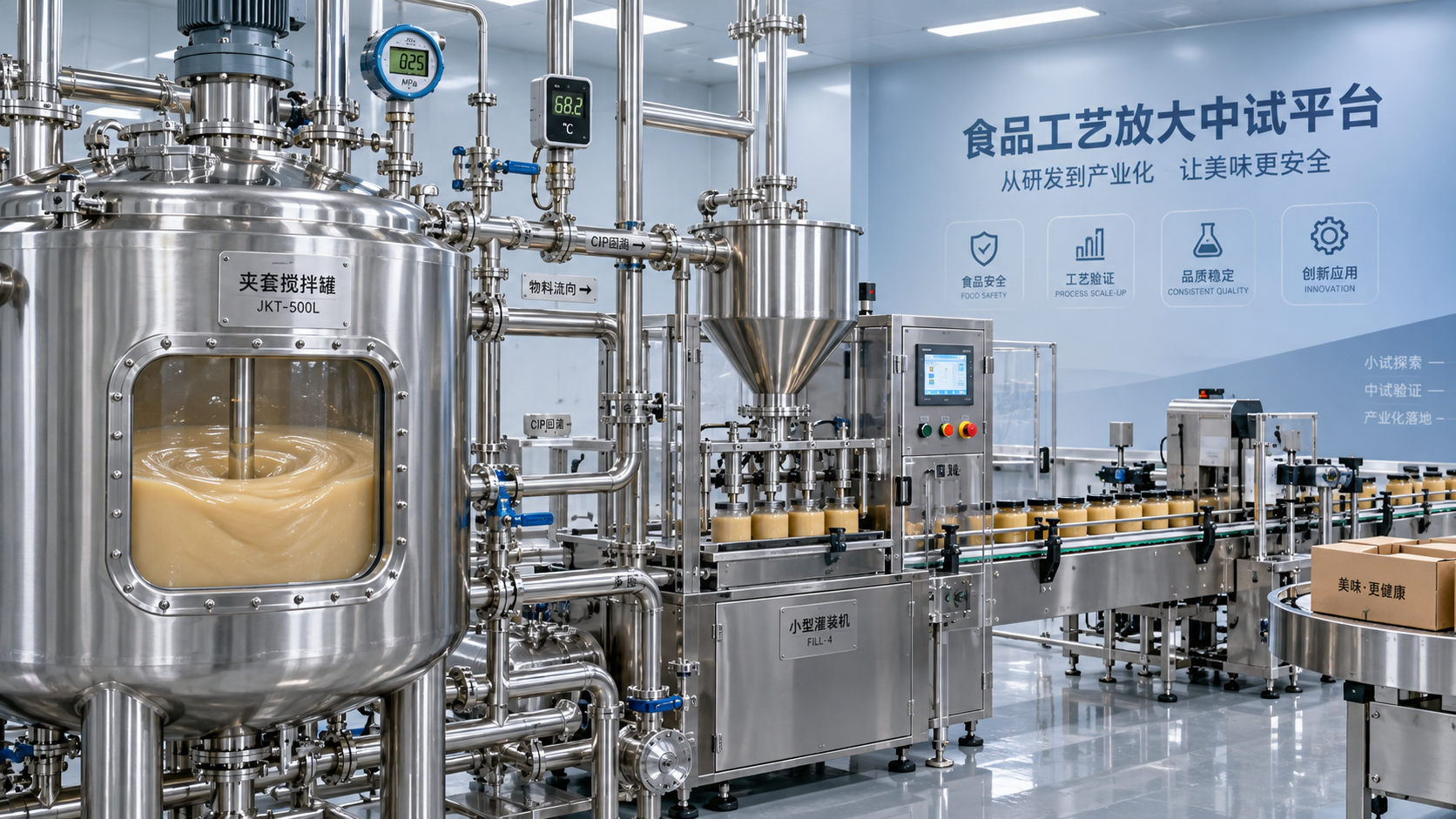 When pilot production is needed before scaling a food process