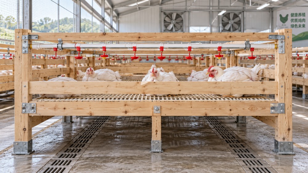 Moisture, Cleaning and Repair Risks in Wooden Broiler Chicken Cages Moisture, Cleaning and Repair Risks in Wooden Broiler Chicken Cages