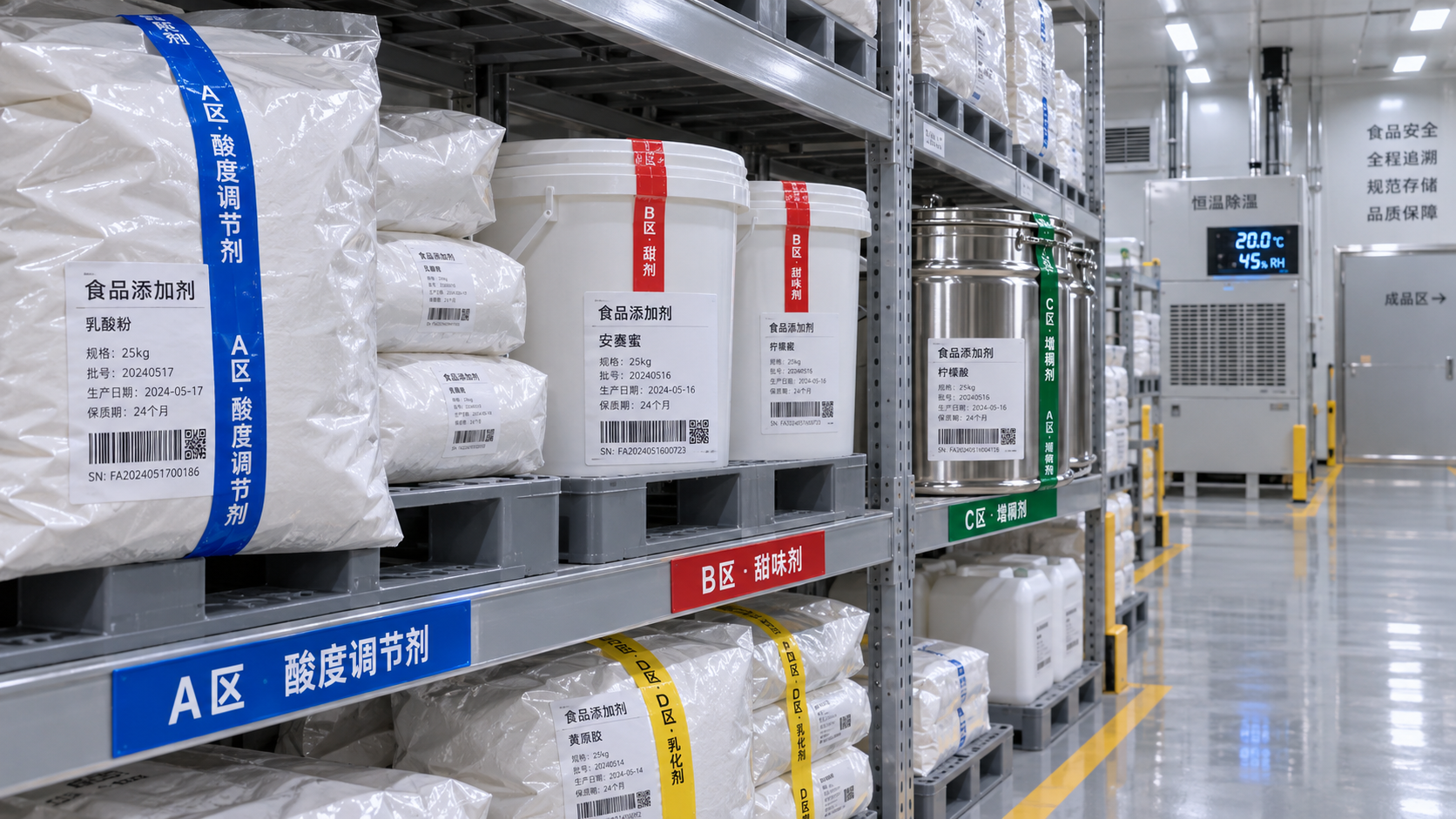 What Should a Food Additives Warehouse Include for Safe, Traceable Storage?