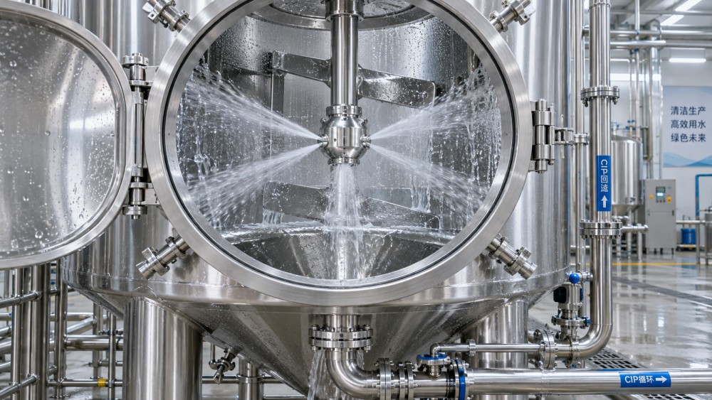 Can rotary jet technology cut water use in beverage tank cleaning? Can rotary jet technology cut water use in beverage tank cleaning?