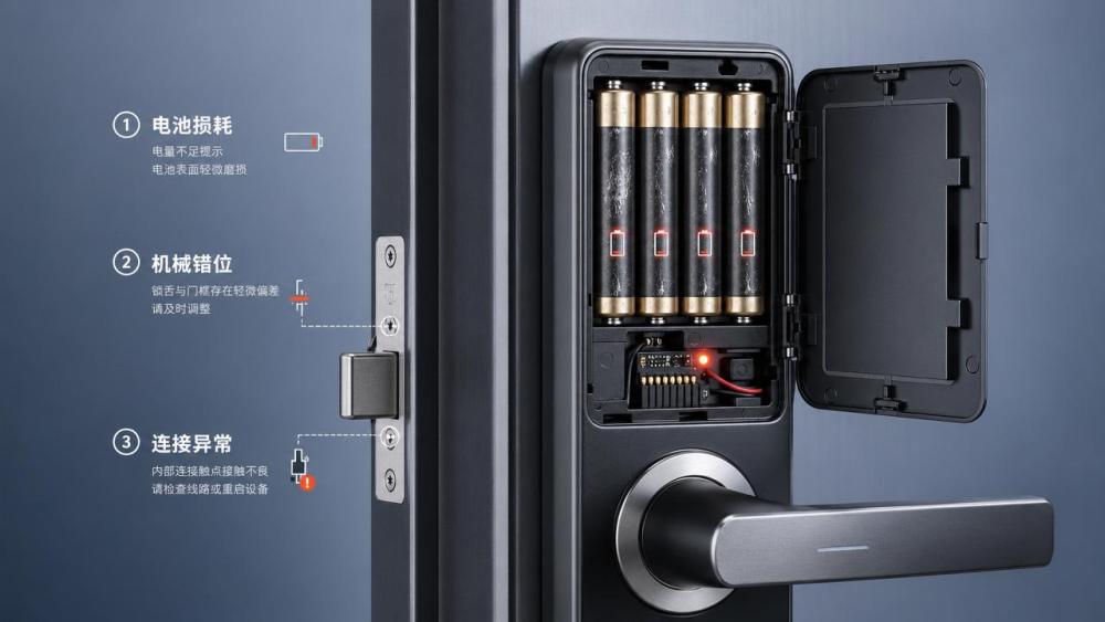 What causes smart lock battery drain to spike suddenly?