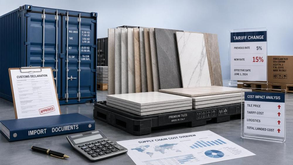 Trade tariffs are reshaping tile pricing faster than expected Trade tariffs are reshaping tile pricing faster than expected