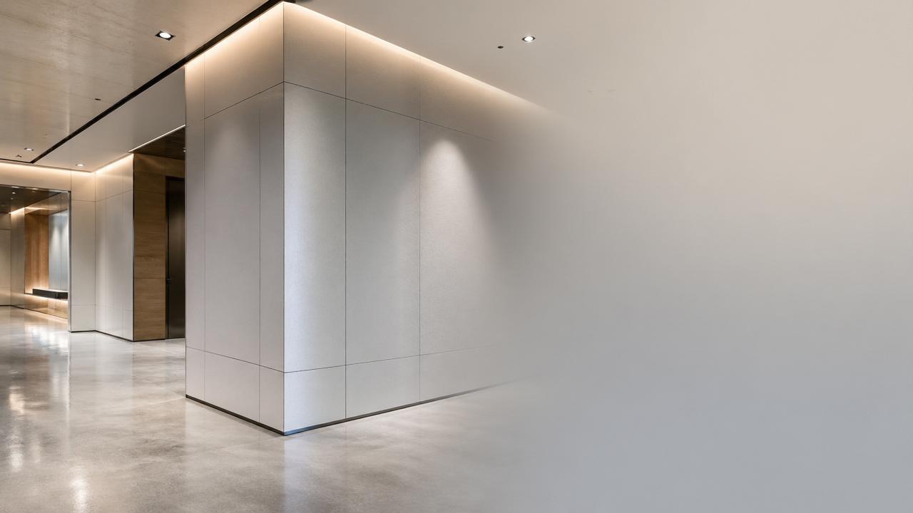 Commercial space materials that hide cleaning costs