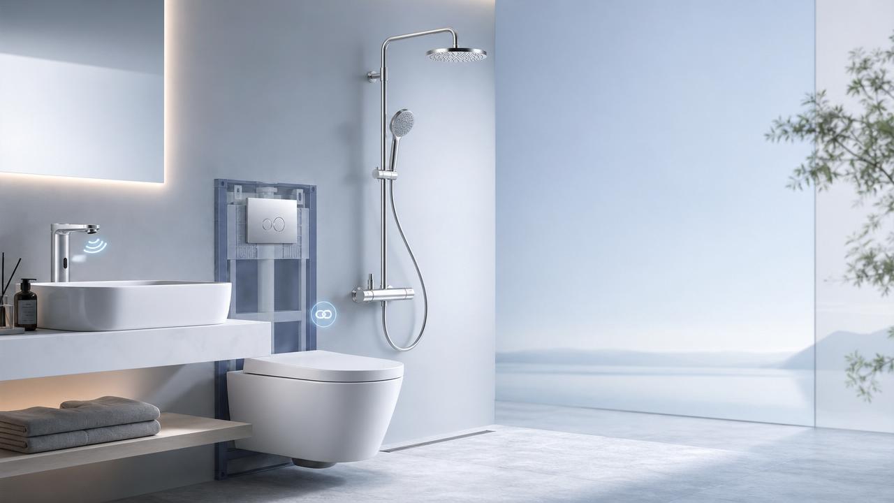 Modern sanitary trends are moving beyond touchless features