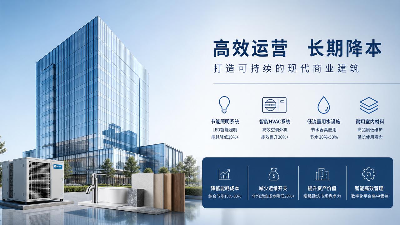 How commercial building solutions cut long-term operating costs