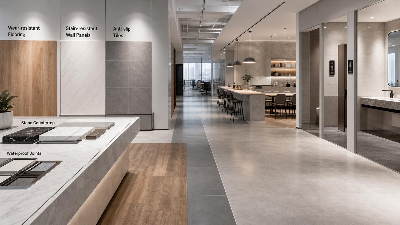 What to check before choosing commercial space materials