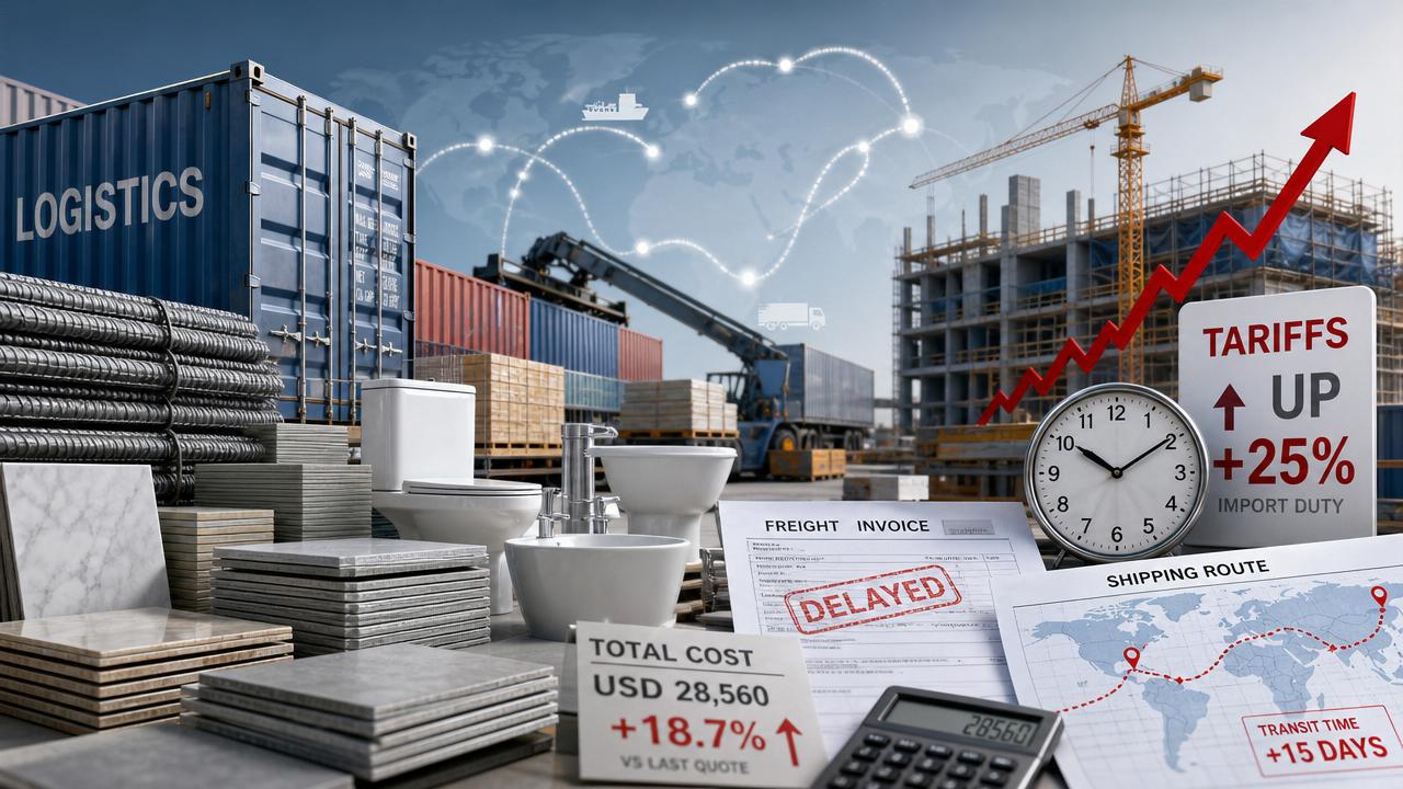 How trade tariffs impact on construction costs and lead times