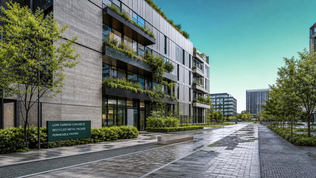 How sustainable urban materials reshape city projects