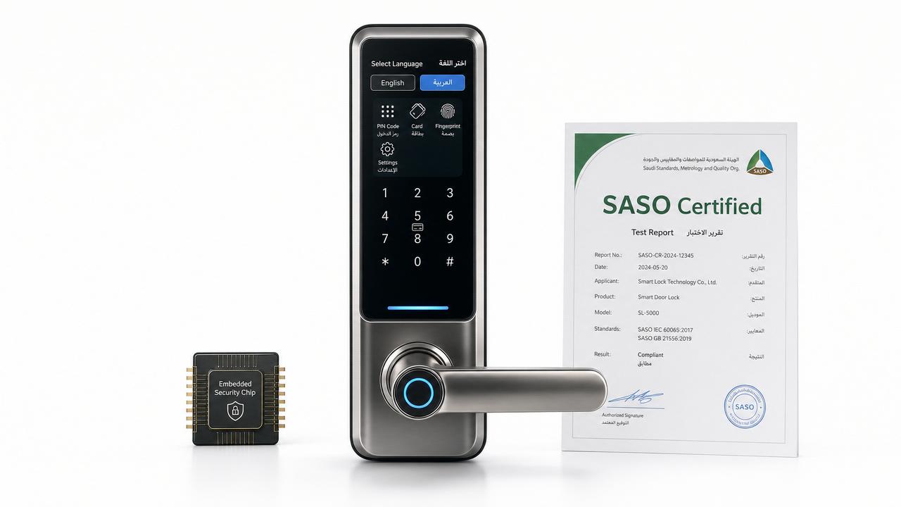 Saudi SASO Mandates Arabic UI & Local Pen Testing for Smart Locks from June 2026