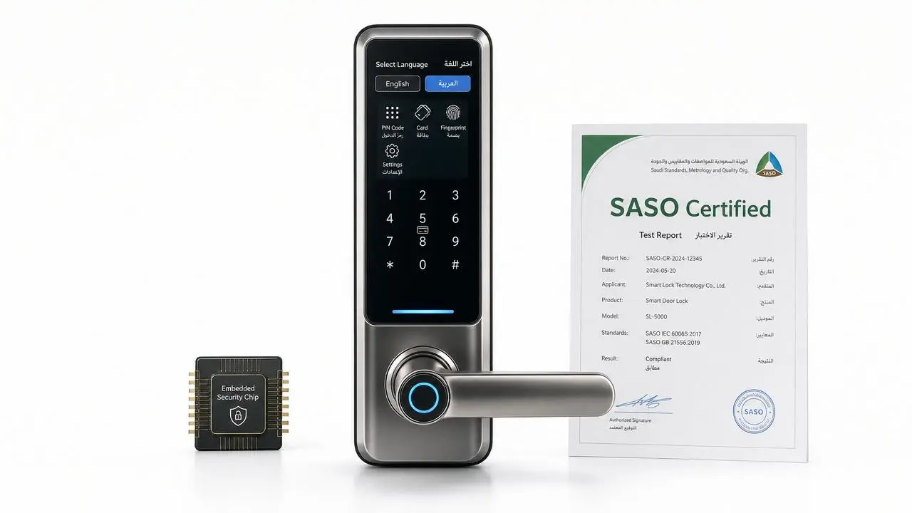 Saudi SASO Arabic UI & Pen Testing for Smart Locks by Jun 2026
