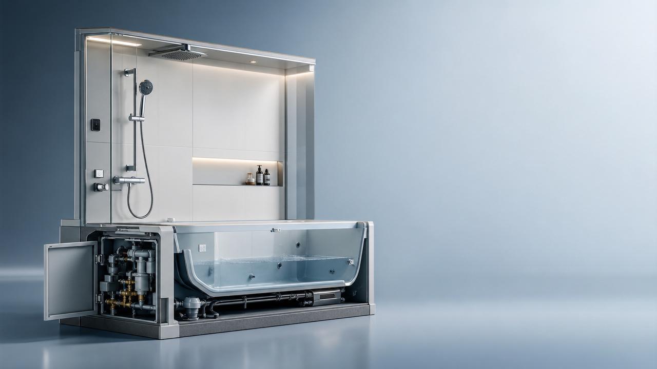 What makes bath systems easier to maintain?