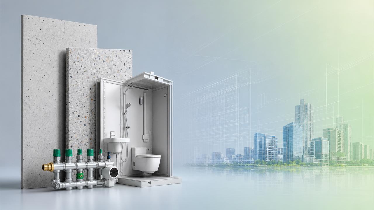 Which building material innovations reduce project risk?