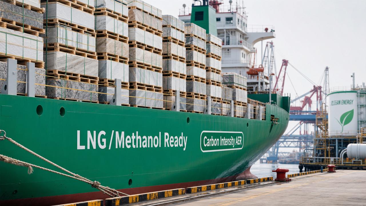 Ningbo-Zhoushan Port Joins Global Green Shipping Corridor, Accelerating Carbon Footprint Management for Building Materials Exports