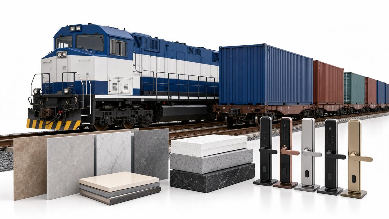 Qinghai-Vietnam Train Opens Building Materials Route Qinghai-Vietnam Train Opens Building Materials Route