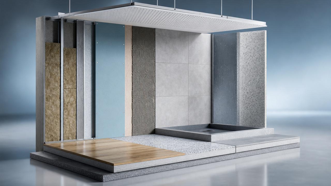 How to Choose Interior Architecture Materials for Moisture, Acoustics, and Wear