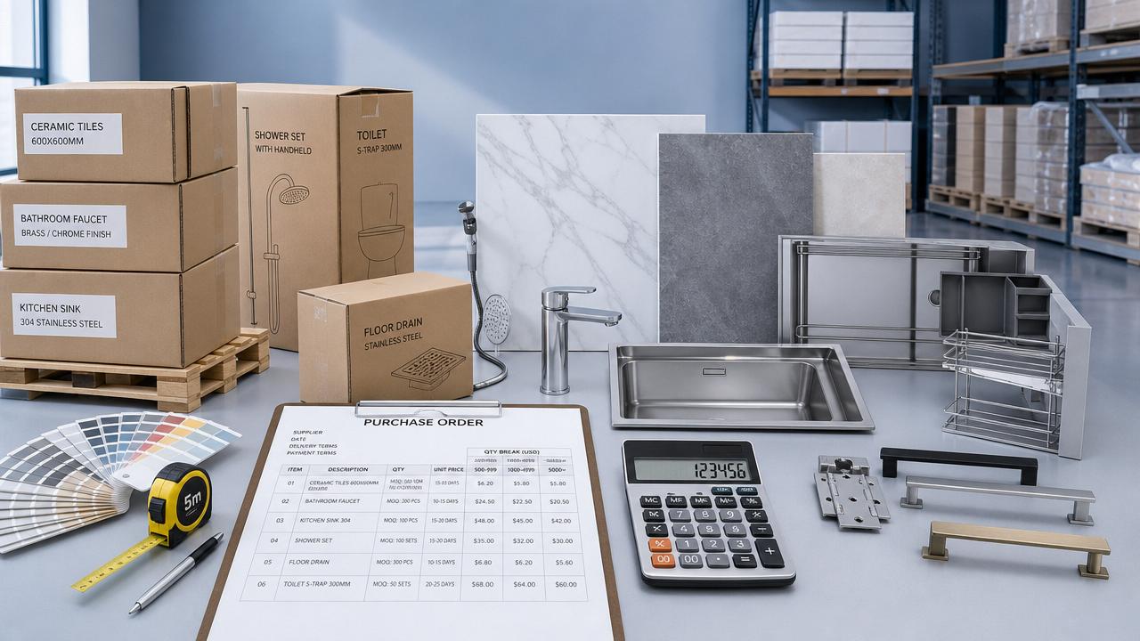 Building Materials Wholesale: How to Compare MOQ, Lead Times, and Price Breaks Across Suppliers