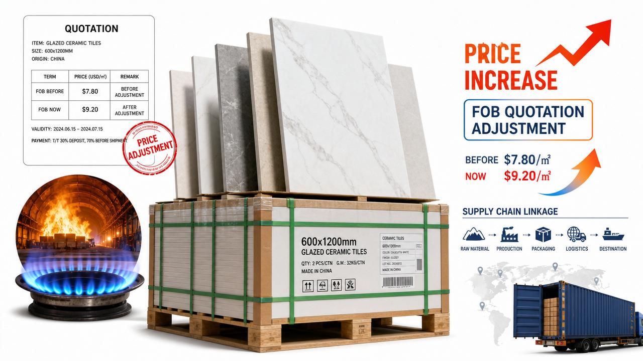GIAM Tile Export Price Index Rises 4.2% in Early June