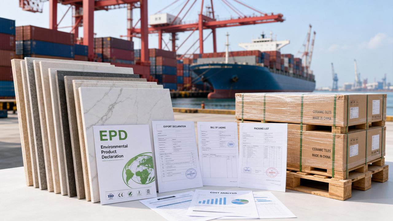 China Tile Export Price Index Up 4.2% in Early June