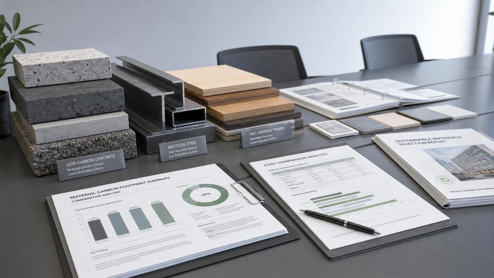 Carbon Reduction Construction Materials: How to Compare Embodied Carbon and Cost