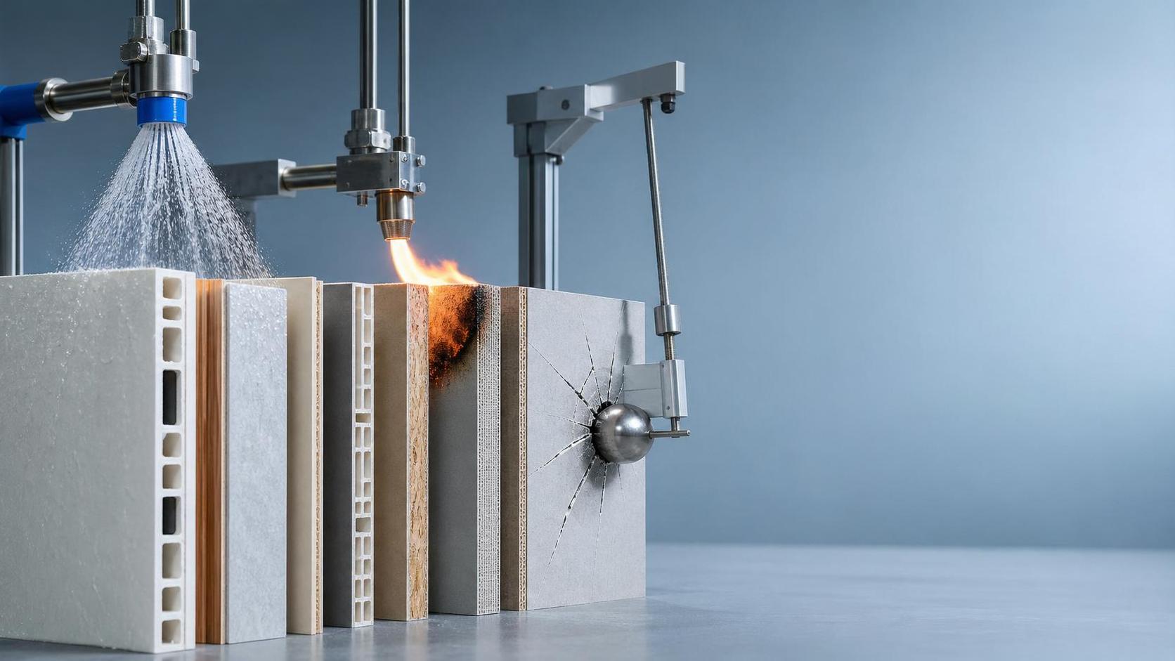 Wall Panel Material Performance Evaluation: Which Tests Matter for Moisture, Fire, and Impact?