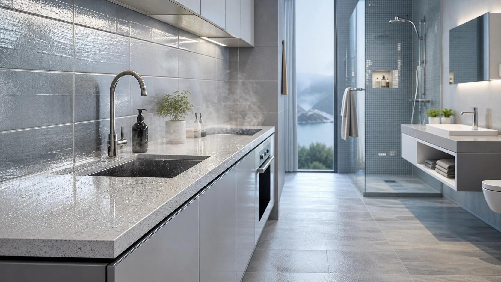 Moisture Resistant Residential Materials: Which Options Work Best for Kitchens and Bathrooms?