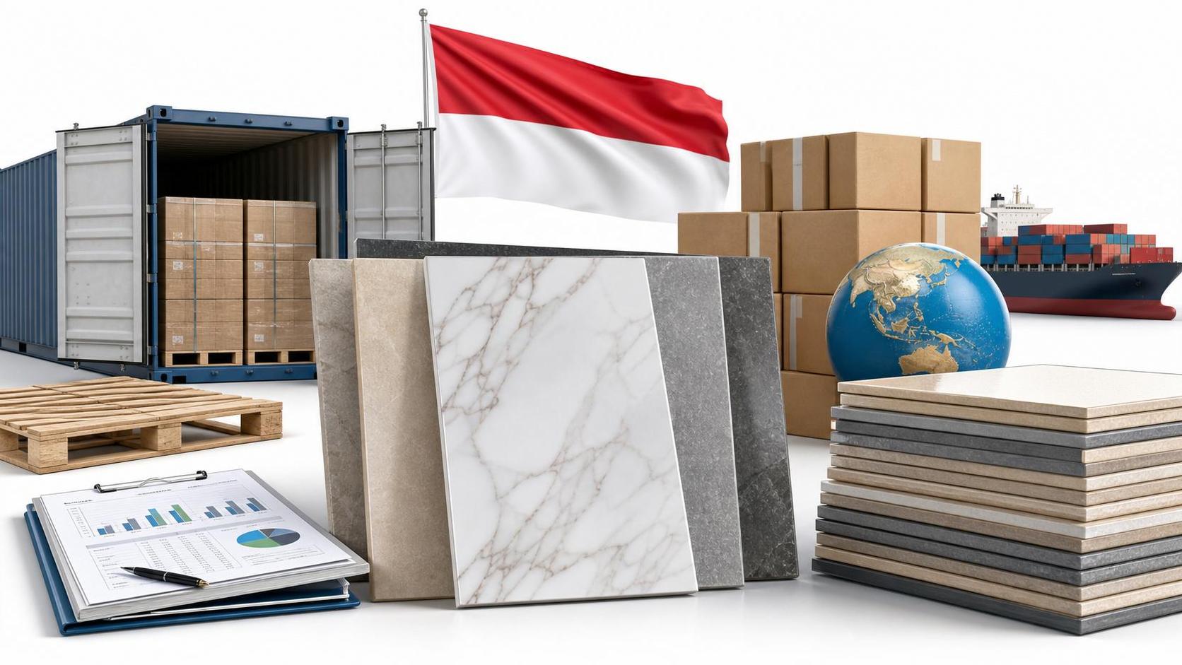 Indonesia Q2 Building Imports Surge, Tiles Reach 39% Indonesia Q2 Building Imports Surge, Tiles Reach 39%