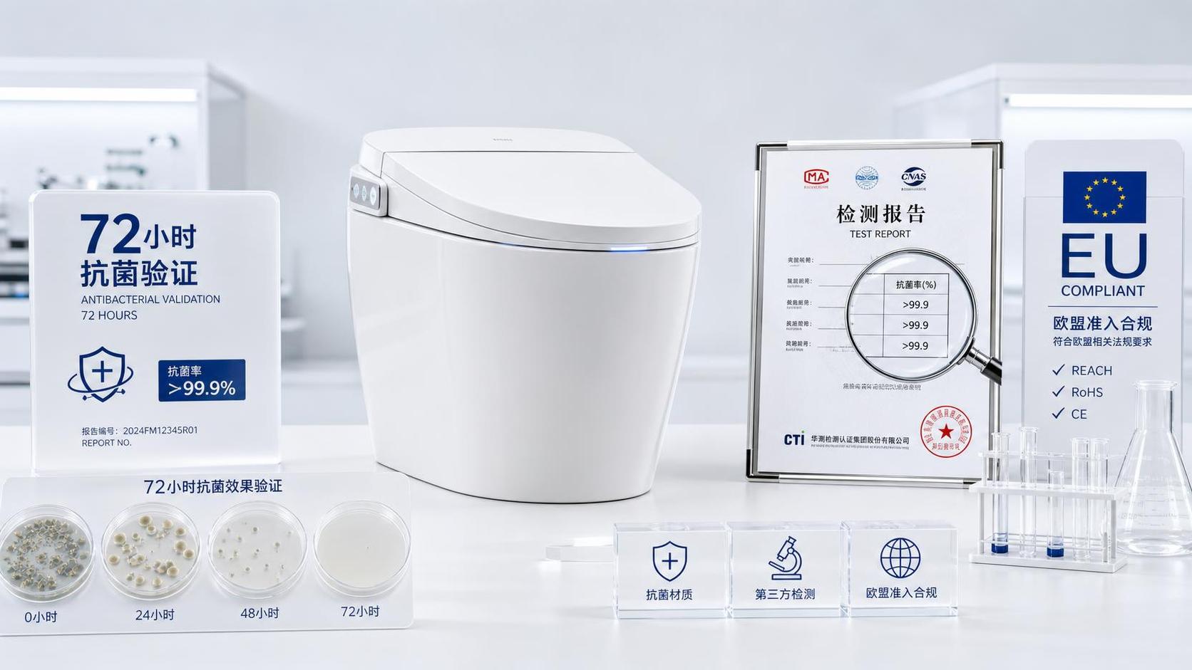 EU Issues EN 1452-1:2026 for Smart Toilet Antibacterial Testing