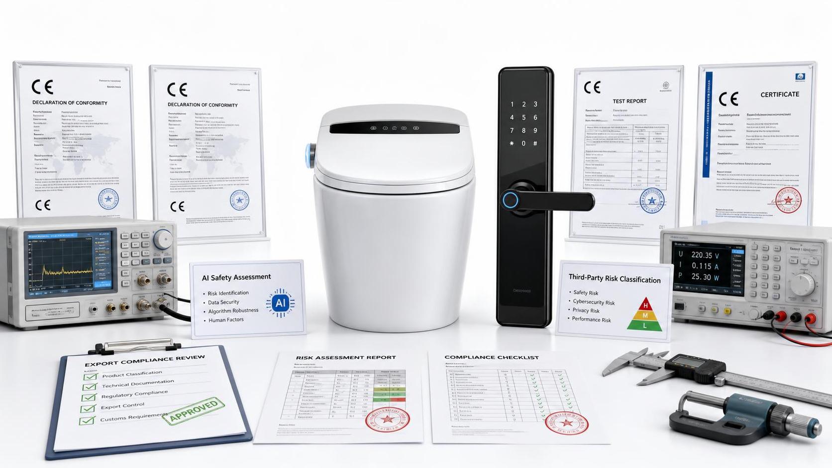 EU CE Rule Takes Effect for AI Checks on Smart Toilets and Digital Locks