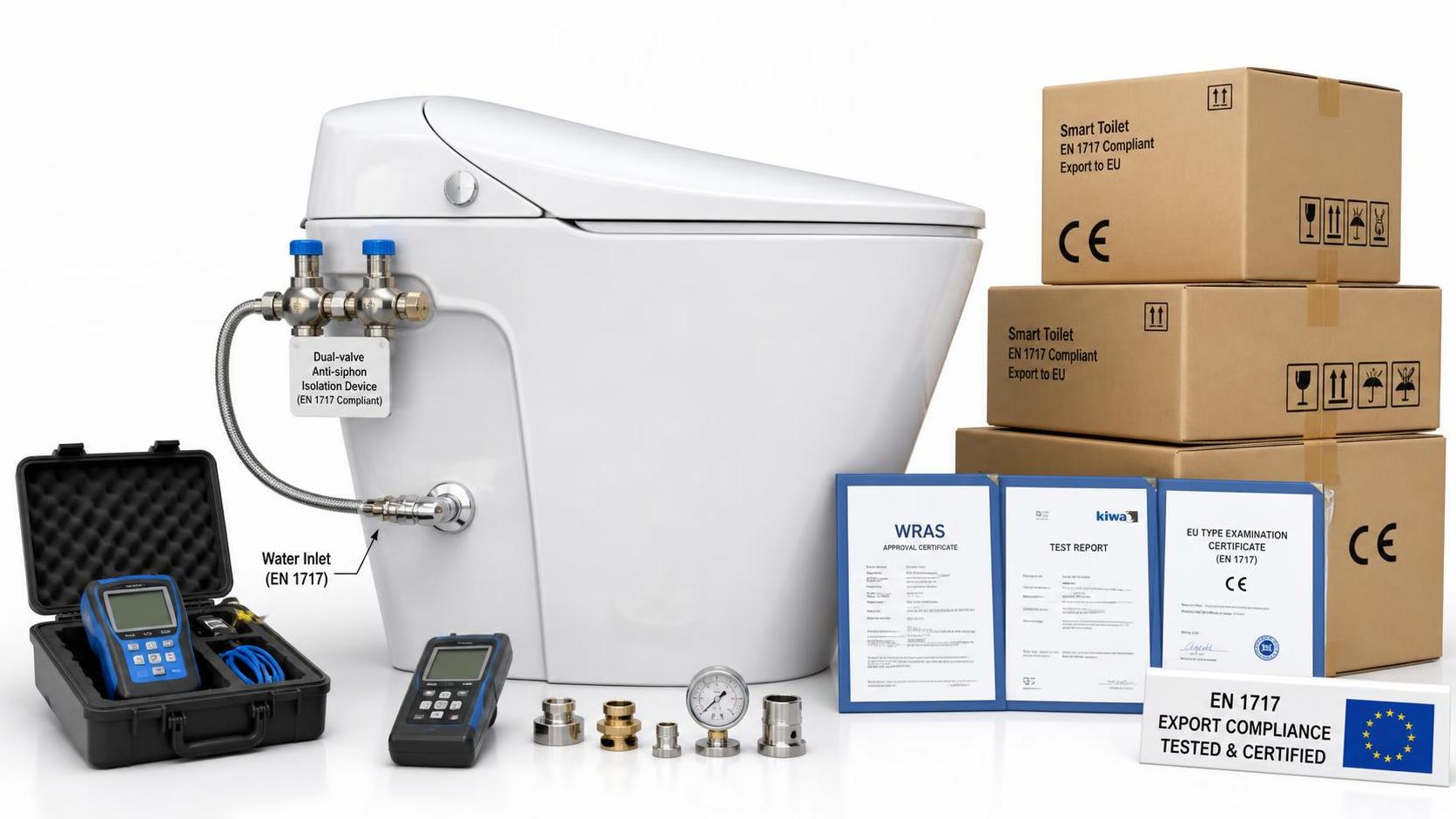 EU EN 1717 Testing Rule Takes Effect for Smart Toilet Exports