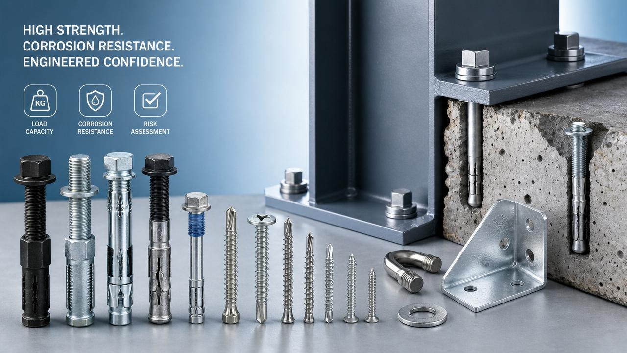 Industrial Fasteners for Construction: How to Choose for Load and Corrosion Risk