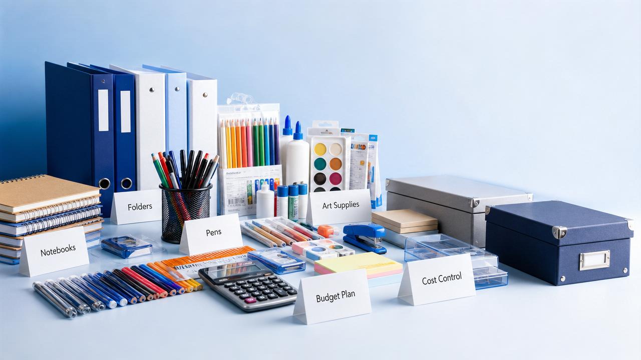 School Stationery Supplies Checklist for New Term Budget Planning